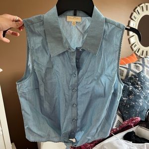 Modcloth Blue Jean Top